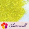 High Brightness Lemon Yellow Iridescent Cellophane Glitter Shards (Flakes) FC332 2x2