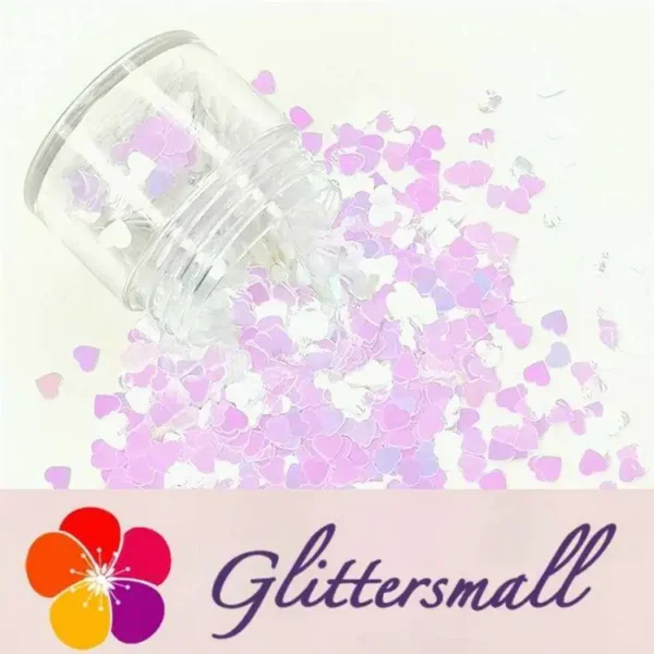 4mm_7c8e74f1-2b24-41ac-b07e-1584f4cd01d0.webp 4mm Heart Shapes Violet Glitter C003R