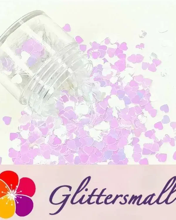 4mm_7c8e74f1-2b24-41ac-b07e-1584f4cd01d0.webp 4mm Heart Shapes Violet Glitter C003R