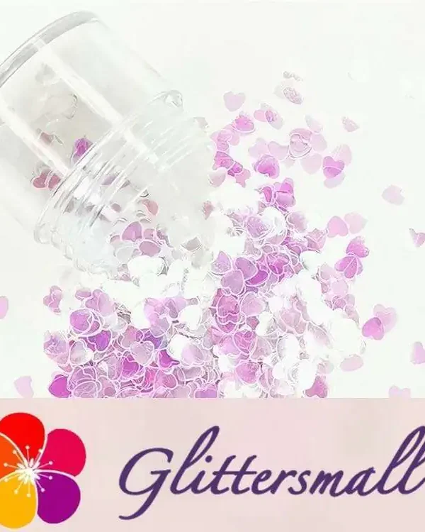 4mm_d7e4f0c8-6bc4-47aa-b5fe-2f9f26e5593b.webp 4mm Heart Shapes Dream Pink Glitter C003
