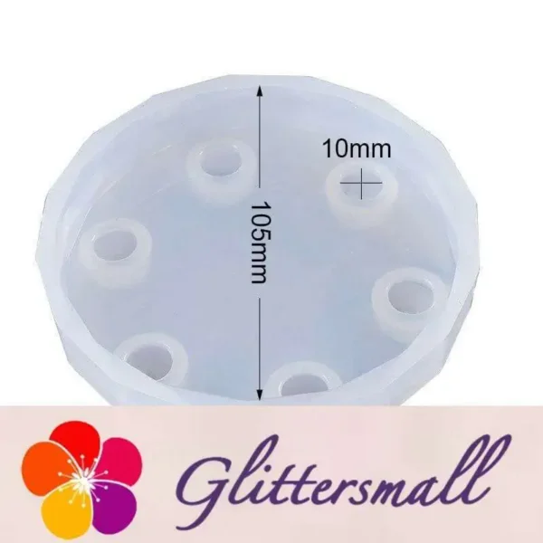 Sphere Side Section Table Silicone Resin Mold 100x100mm M-LYY-TB001