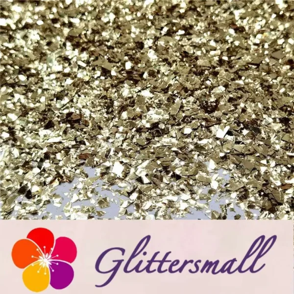 5_aadae5bb-cd4c-4c68-873a-ab02d5ec30dc.webp Champagne Gold Cellophane Glitter Flakes Shards B0212 4x4