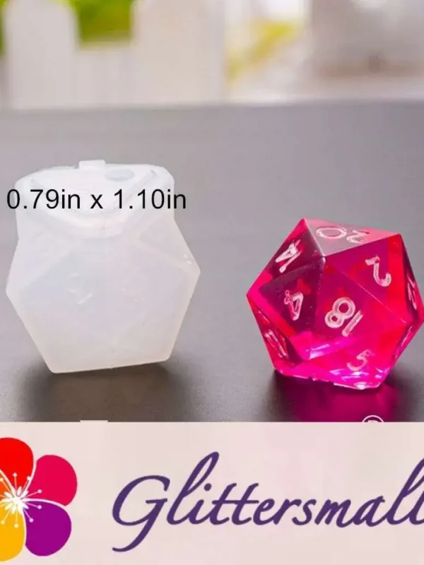 Polyhedral Game Dice Resin Silicone Mold M-LYY-SZ005