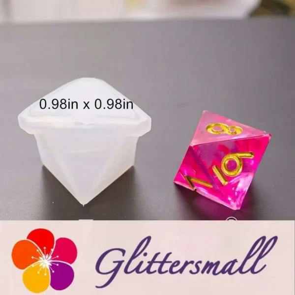 Polyhedral Game Dice Resin Silicone Mold M-LYY-SZ006