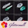 Pack of 24 Divination Crystal Pendant Resin Silicone Mold
