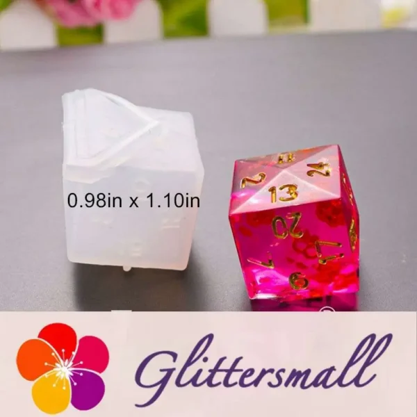 Polyhedral Game Dice Resin Silicone Mold M-LYY-SZ007