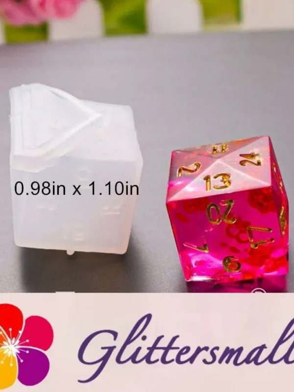 Polyhedral Game Dice Resin Silicone Mold M-LYY-SZ007