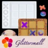 Tic-Tac-Toe DIY Board Game Epoxy Silicone Resin Mold M-QZ-JZQ001