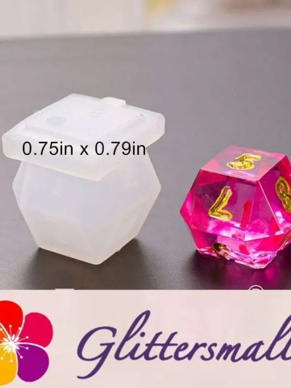 Polyhedral Game Dice Resin Silicone Mold M-LYY-SZ008