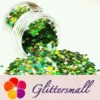 IMG_20190408_204325_e246ed5e-6ad2-4b54-91de-95cbfc5cc73a.webp 3mm Flower Shapes Laser Green Glitter LB0601