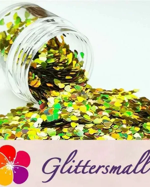 IMG_20190408_215039_8fc8d072-421a-4bea-b65d-1d6903eb0197.webp 3mm Heart Shapes Laser Gold Glitter LB0210