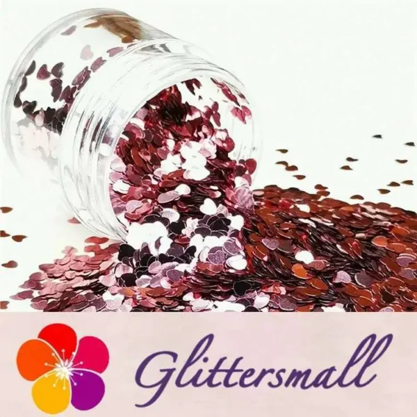 IMG_20190408_221247_e12d492e-4c56-4359-8661-3d97f530589d.webp 3mm Heart Shapes Pink Glitter B0920