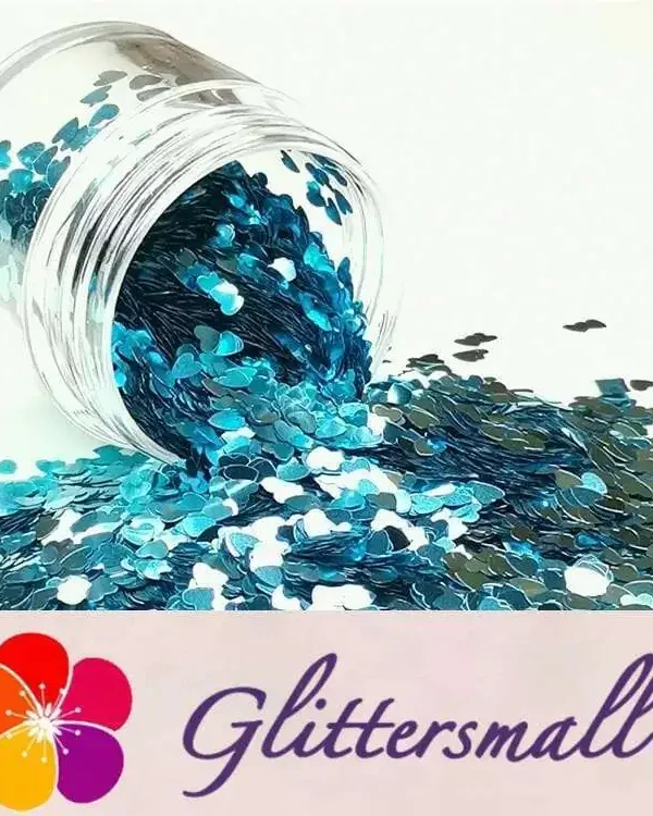 IMG_20190408_221415_e94da5f3-01ce-4c8a-8861-72fa2fc131a4.webp 3mm Heart Shapes Sky Blue Glitter B0711