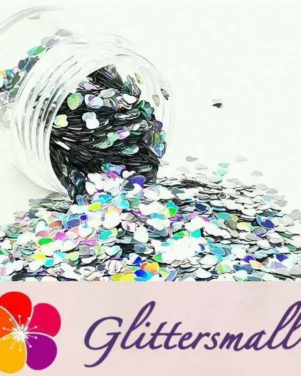 IMG_20190408_224855_56767d5c-8f4b-483e-937e-e15f5e6e2cbf.webp 3mm Heart Shapes Laser Silver Glitter LB0100