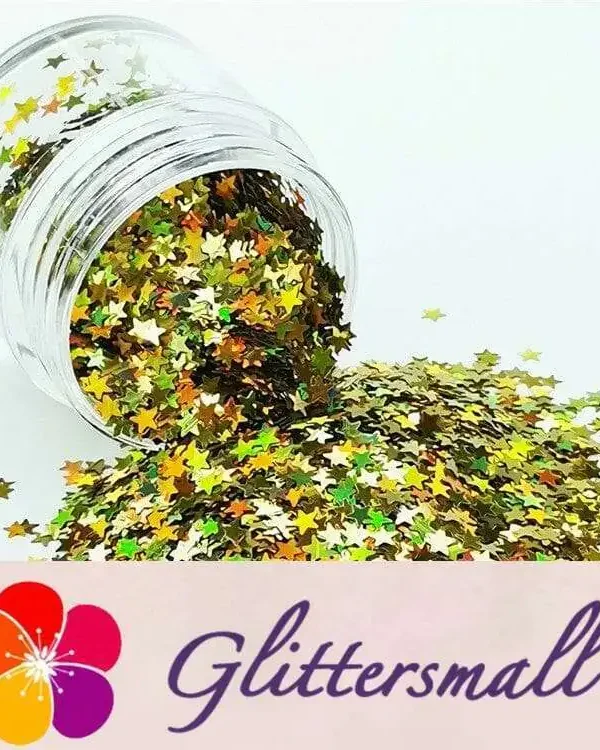 IMG_20190409_141048.webp 3mm Star Shapes Laser Gold Glitter LB0210