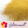 0.2mm Hexagon Shapes Laser Red Gold Glitter LB0200