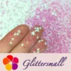3/4/5mm Four Pointed Star Shapes Dream Pink Glitter C003