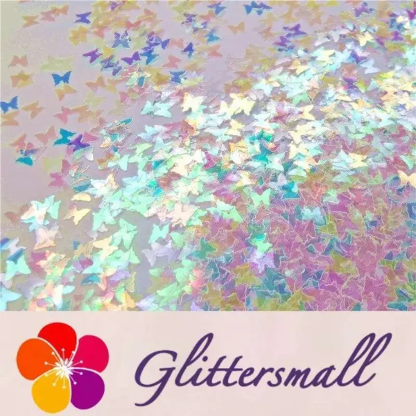 IMG_20191008_125733.webp 3mm Butterfly Shapes Rainbow Glitter C022