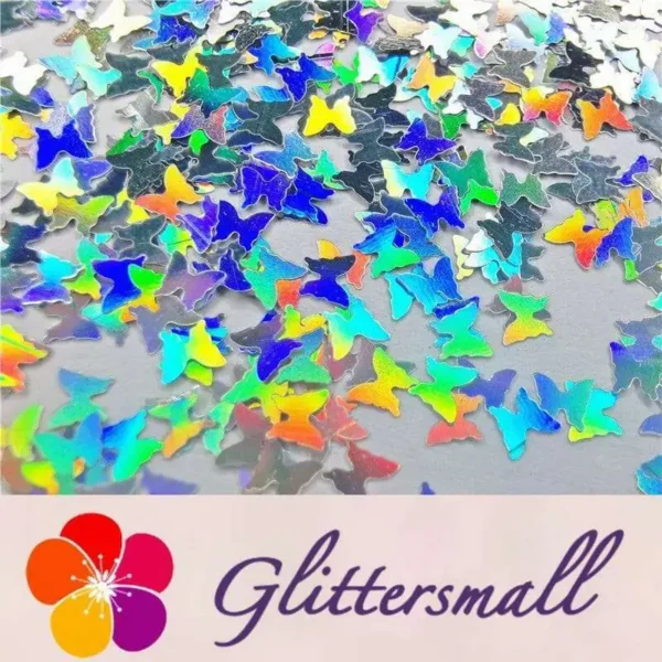 IMG_20191015_191317.webp 3mm Butterfly Shapes Laser Silver Glitter LB0100
