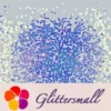 3mm Butterfly Shapes Royal Blue Glitter FE-F321A