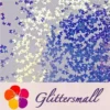 3mm Butterfly Shapes Royal Blue Glitter FE-F321A