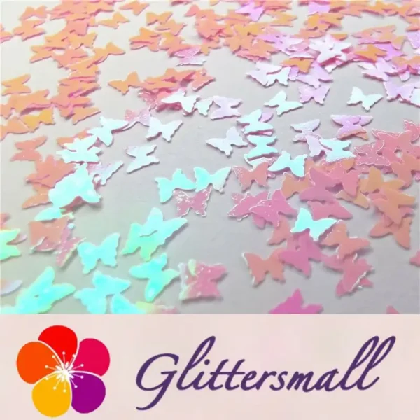 IMG_20191015_195830.webp 3mm Butterfly Shapes Rose Pink Glitter C018R