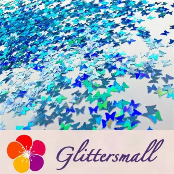 IMG_20191015_203100.webp 3mm Butterfly Shapes Laser Sky Blue Glitter LB0700