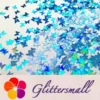 IMG_20191015_203110.webp 3mm Butterfly Shapes Laser Sky Blue Glitter LB0700