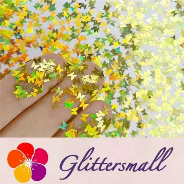 IMG_20191015_203512.webp 3mm Butterfly Shapes Laser Gold Glitte LB0210