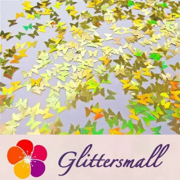 IMG_20191015_203635.webp 3mm Butterfly Shapes Laser Gold Glitte LB0210