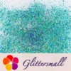 IMG_20191016_203311.webp Holographic Teal Green Opa Cellophane Holo Shards Confetti Glitter Sprinkle Toppings LB0702 2x2