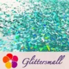 IMG_20191016_203424.webp Holographic Teal Green Opa Cellophane Holo Shards Confetti Glitter Sprinkle Toppings LB0702 2x2