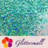 IMG_20191016_203452.webp Holographic Teal Green Opa Cellophane Holo Shards Confetti Glitter Sprinkle Toppings LB0702 2x2