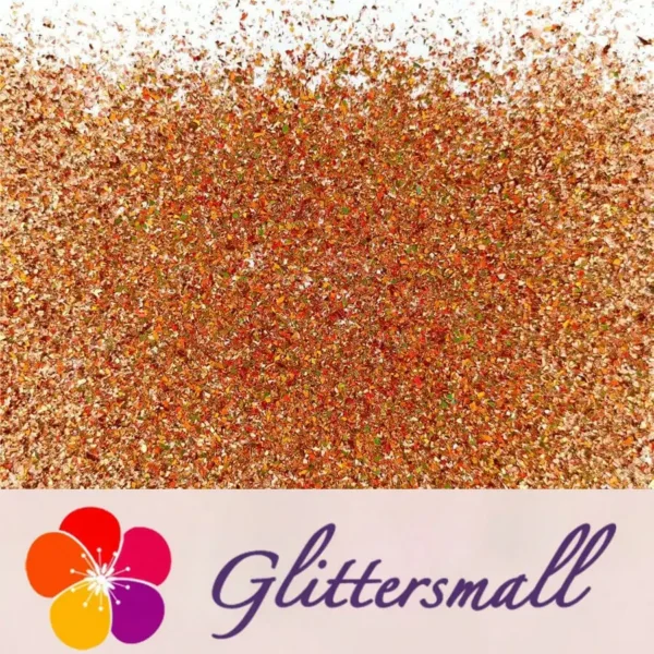 Holographic Red Bronze Opa Cellophane Holo Shards Confetti Glitter Sprinkle Toppings LB0401 2x2