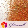 Holographic Red Bronze Opa Cellophane Holo Shards Confetti Glitter Sprinkle Toppings LB0401 2x2