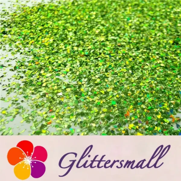 IMG_20191016_210758.webp Holographic Green Opa Cellophane Holo Shards Confetti Glitter Sprinkle Toppings LB0601 2x2