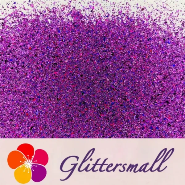Holographic Purple Opa Cellophane Holo Shards Confetti Glitter Sprinkle Toppings LB0800 2x2
