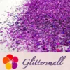 Holographic Purple Opa Cellophane Holo Shards Confetti Glitter Sprinkle Toppings LB0800 2x2