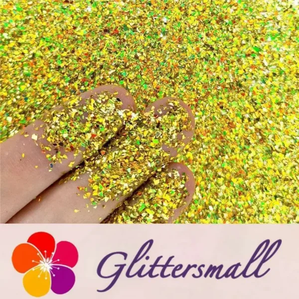 IMG_20191016_213618.webp Holographic Gold Opa Cellophane Holo Shards Confetti Glitter Sprinkle Toppings LB0210 2x2