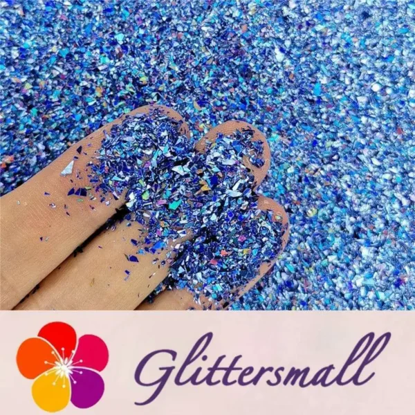 IMG_20191016_214043.webp Holographic Sea Blue Opa Cellophane Holo Shards Confetti Glitter Sprinkle Toppings LB0709 2x2
