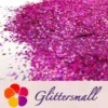 Holographic Rose Red Opa Cellophane Holo Shards Confetti Glitter Sprinkle Toppings LB0912 2x2