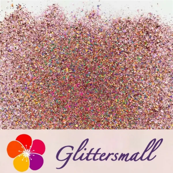 IMG_20191016_215445.webp Holographic Hazy Pink Opa Cellophane Holo Shards Confetti Glitter Sprinkle Toppings LB0911 2x2