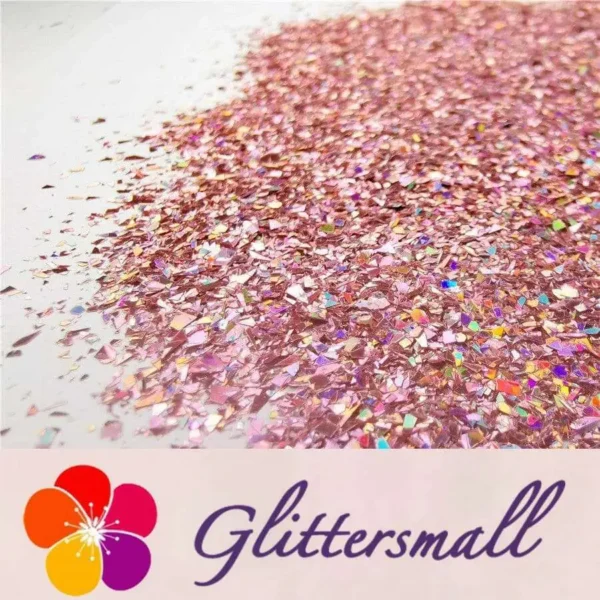 IMG_20191016_215703.webp Holographic Hazy Pink Opa Cellophane Holo Shards Confetti Glitter Sprinkle Toppings LB0911 2x2