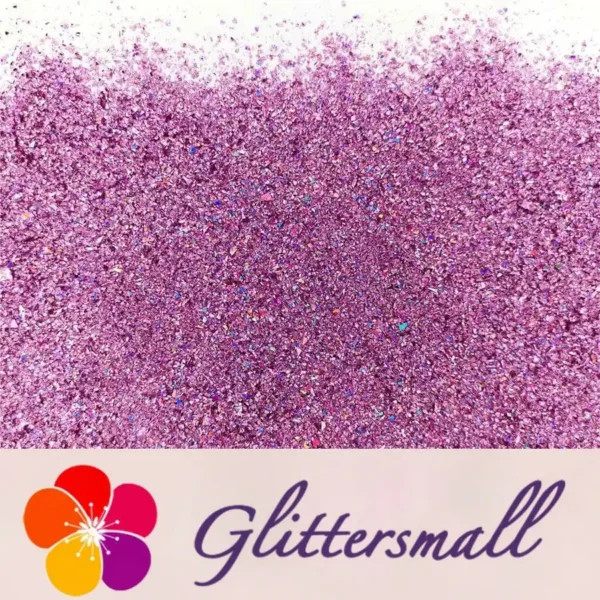 Holographic Pink Opa Cellophane Holo Shards Confetti Glitter Sprinkle Toppings LB0901 2x2