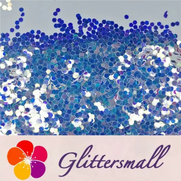 IMG_20191022_205418.webp 2.5mm Hexagon Shaped Dream Blue Iridescent Glitter FE-NIB