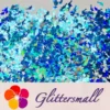 IMG_20191031_162307.webp Holographic Sky Blue Dolphin Shaped Glitter LB700