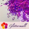 IMG_20191102_151020_b44e467a-1975-4c20-81ad-0578c6a05b89.webp 4mm Holographic Purple Hollow Out Heart Shaped Glitter LB0800
