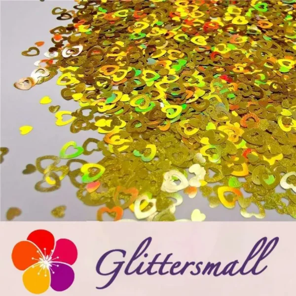 IMG_20191102_151356_bf2aa32f-33c8-4f90-ae8a-481f49834e99.webp 4mm Holographic Gold Hollow Out Heart Shaped Glitter LB0210