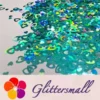 IMG_20191102_151919_371f2eb1-7290-4c3f-b451-cb2fa8481d2c.webp 4mm Holographic Teal Green Hollow Out Heart Shaped Glitter LB0702