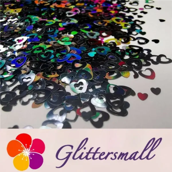 IMG_20191102_160223_287f4e63-965f-40f9-b1e7-6d70e349a15b.webp 4mm Holographic Black Hollow Out Heart Shaped Glitter LB01000